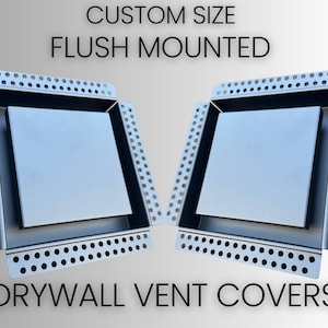 Frameless Drywall return grilles, Bathroom / Ceiling / Walls Air grilles, custom wall vent covers