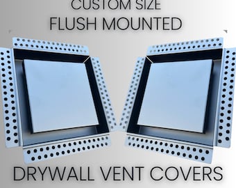 Frameless Drywall return grilles, Bathroom / Ceiling / Walls Air grilles, custom wall vent covers