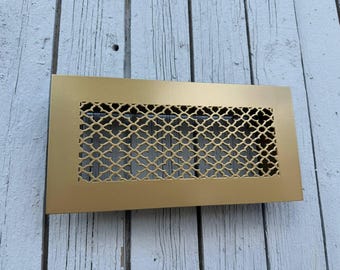 Custom Metal Framed Air Vent Grilles – Decorative HVAC Registers, 1mm Thick Metal
