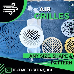 Custom-made Round Shape Ventilation Grilles, Air Registers, Vent Covers, HVAC Air Grates