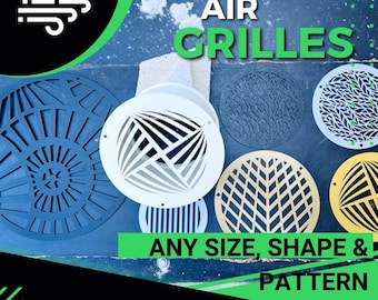 Custom-made Round Shape Ventilation Grilles, Air Registers, Vent Covers, HVAC Air Grates