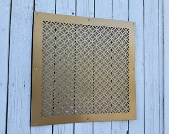 Custom Metal Vent Cover – Design Your Own Flat Steel Grille