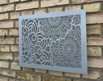 Bespoke Custom Size and Style Metal Air Vent Grille - Design Your Pattern, Steel Frame