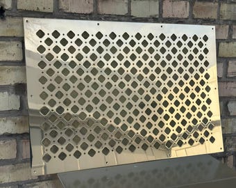 Custom Brass Air Grille, Decorative Vent Cover, Air Register