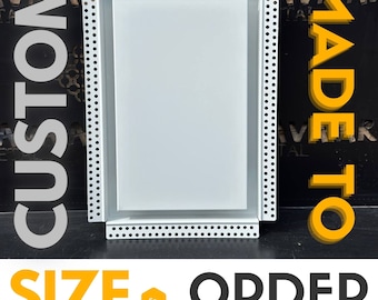 Frameless Drywall return grilles, Bathroom / Ceiling / Walls Air grilles, custom wall vent covers