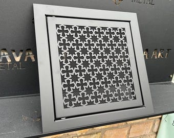 ANY SIZE | Decorative metal access panels | Totally customizable | Any pattern, shape & size available