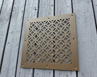 Designed Your Way 18 gauge steel Diffusers - Tailored Metal Air Flow Panels Made-to-Order Metal Vent Covers