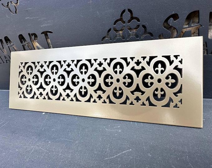 Featured listing image: Tailored Metal Vent Covers - Personalized Steel Rear Flange Air Passage Grilles - Max Width/Length - 60 x 80 inches