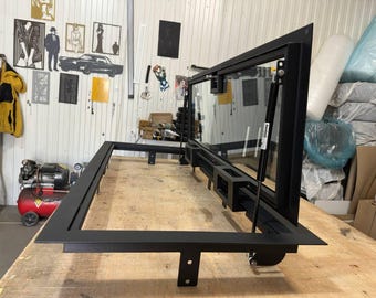 Made-to-order bespoke Glass Floor Door  - Unique Glass Cellar Access Panel Unit - Custom Glass Floor Hatch