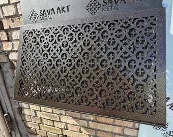 Custom-built Ventilation Grilles with Stainless Screen, Vent Covers, HVAC Air Grates. Custom Size and Design