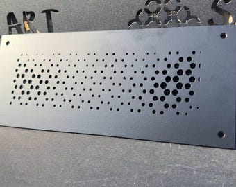 Custom Design and Size Bespoke Metal Air Vent Covers - Personalized Metal Framed Air Ventilation - Artisan Metal Framed Air Flow Grilles
