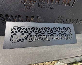 Made-to-Order Vent Covers 1mm Steel - Fully Personalized Size, Color and Design - Tree design Inspired vent