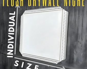 Custom-made Drywall Flush Mounted Niche, No-See Drywall Access Panel, Flush Device Mount