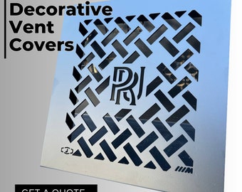 Custom-made Flat Ventilation Grilles, Bespoke Air Registers, Personalised Vent Covers, HVAC Air Grates
