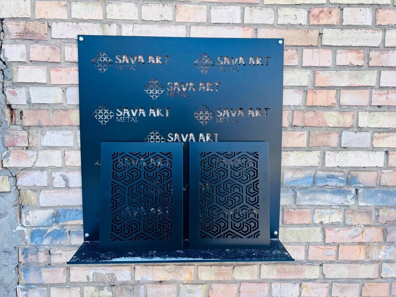 Unique Metal Framed Air Passage Panels -custom Metal Framed HVAC ...