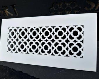 Fully Custom Air Vent Grilles with Back Frame 1mm thick Steel - Design Your Ideal Vent Cover