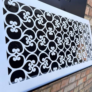 Unique Metal Framed HVAC Grilles - Handcrafted Metal Framed Air Flow Grilles - Tailored Metal Framed HVAC Grates