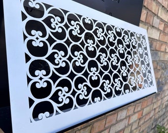 Unique Metal Framed HVAC Grilles - Handcrafted Metal Framed Air Flow Grilles - Tailored Metal Framed HVAC Grates