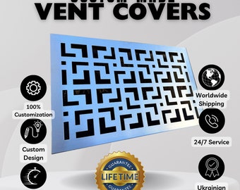 Individual Size & Design Stainless steel Ventilation Grilles, Air Registers, Vent Covers, Registers, HVAC Air Grates
