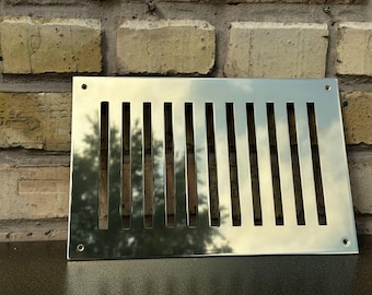 Fully customized PURE BRASS Air Grilles, Custom Vent Covers, Air Registersl, Air diffusers, Ventilation Grilles