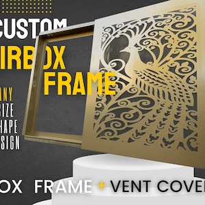 100% Customisable Floor Return Air Grille | Filter box + 3 mm thick front screen