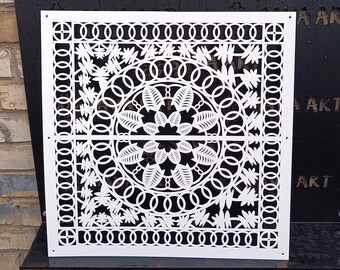 Tailored Flat 1mm thick Steel Air Vent Covers - Handcrafted Custom Flat Vent Grilles - Customise Your Style