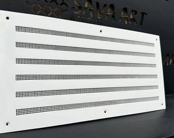 Custom-Built Metal Flat Ventilation Grilles - Custom Design and Specific Sizing - 1mm thick / 20 gauge steel Air Grilles