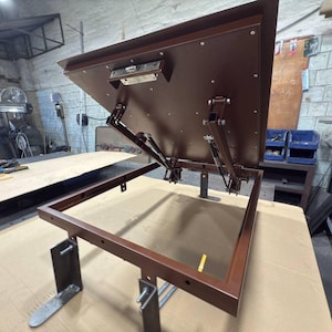 Handcrafted Steel Floor Hatch - Made-to-Order Steel Floor Access Door - Custom Fit for Any Application