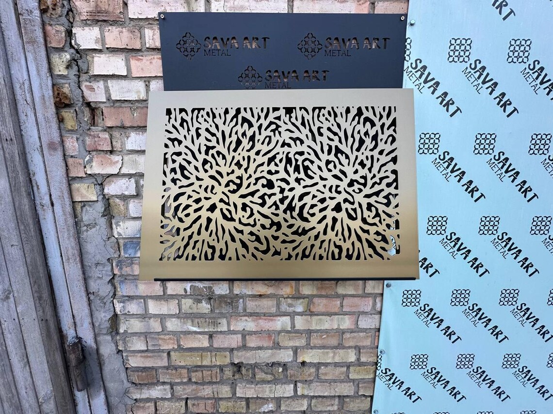 Unique Metal Framed Air Vent Screens - Rear Mounting Personalized Metal ...
