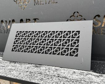 Handcrafted Custom Wall / Ceiling Vent Grilles with Rear Flange - Unique Designs for Your Home