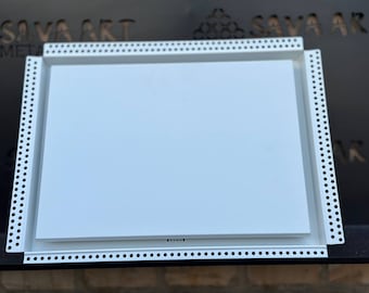 Flush Drywall return grilles, Bathroom / Ceiling / Walls Air grilles, custom-built frameless wall vent covers