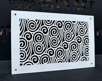 Made-to-Order Air Vent Grilles - Design Your Dream Ventilation Solution. Any Size and Design available | Max Width/Length - 60 x 80 inches