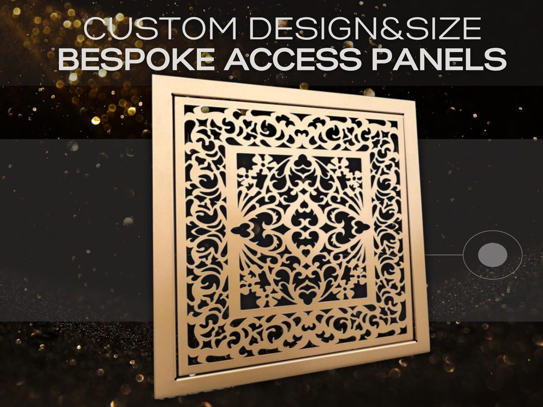 ANY SIZE | Bespoke Decorative Metal Access Panels | Totally ...