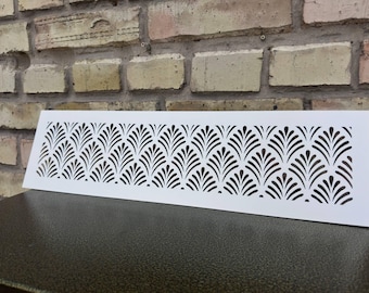 Custom Size and Design Metal Framed Air Vent Grilles – Decorative HVAC Registers, 1mm Thick Metal