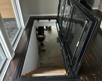Specific Size Glass Floor Door - Made-to-Order Glass Floor Panel - Custom-Built Glass Floor Hatch-50% down payment