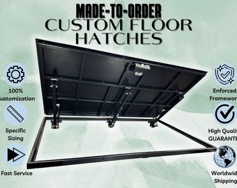 Made-to-Measure Bespoke Steel Floor Hatch - Custom Fit for Any Application