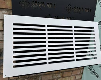 Fully Custom Air Vent Grilles with Back Frame 1mm thick Steel - Design Your Ideal Vent Cover