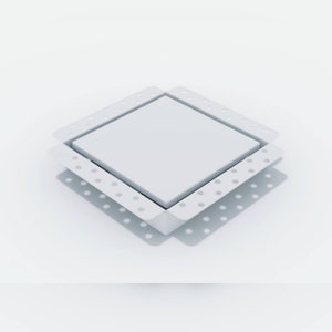 Frameless Drywall return grilles, Bathroom / Ceiling / Walls Air grilles, custom wall vent covers