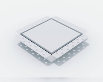 Frameless Drywall return grilles, Bathroom / Ceiling / Walls Air grilles, custom wall vent covers