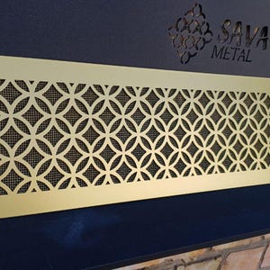 Fully Custom Air Vent Covers with Rear Frame 1mm thick Steel - Design Your Ideal Vent Cover