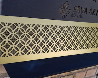 Fully Custom Air Vent Covers with Rear Frame 1mm thick Steel - Design Your Ideal Vent Cover