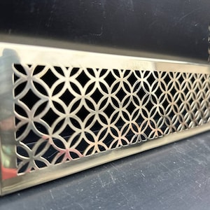 PURE BRASS! 100% Custom-Made Air Grilles, Air Return Vent Covers, Custom air registers, Floor grates, Drain Covers