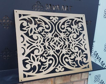 Custom Metal Flat Ventilation Covers - Create your own Design - 100% Custom Sizing with 1mm accuracy