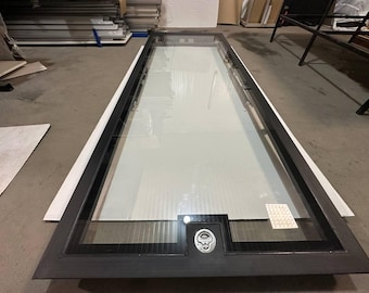 Custom Glass Floor Access Panel - Made-to-Order Design for Elegant Interiors - Handmade Glass Door Floor Hatch