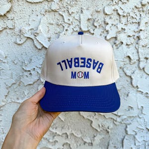 Baseball Mom Trucker Hat: Embroidered Snapback Cap