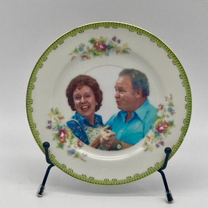 All In The Family / Jeffersons RePurposed Vintage Plate Set