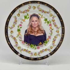 Jennifer Coolidge RePurposed Vintage Plate