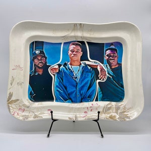 Boyz n&#39; the Hood Vintage RePurposed Decorative Platter