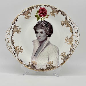 Princess Diana Vintage RePurposed Plate