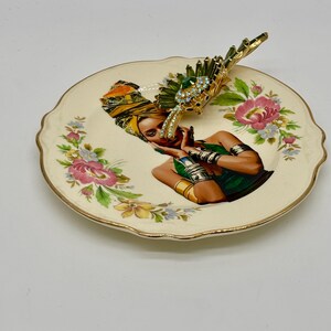 Erykah Badu Small Catch All RePurposed Vintage Plate